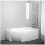 Ravak CVSK1 Rosa 160/170 R bright alu+Transparent, pravá 7QRS0C00Y1 – Zboží Mobilmania