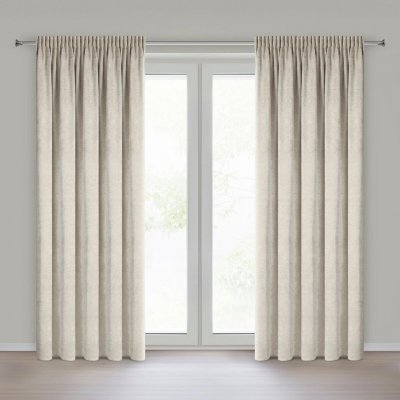 EUROFIRANY ZATEMŇOVACÍ ZÁVĚS NA PÁSCE NESKA 140X270 CM SVĚTLEBÉŽOVÁ – Hledejceny.cz