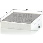Filtr, vzduch v interiéru MANN-FILTER CUK 25 001 – Hledejceny.cz