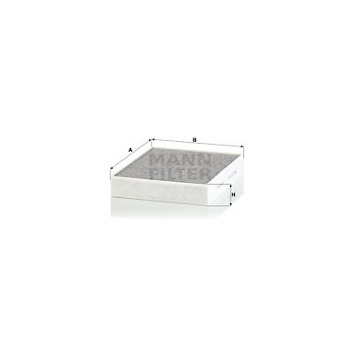 Filtr, vzduch v interiéru MANN-FILTER CUK 25 001 – Hledejceny.cz
