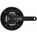 Kliky SHIMANO Tourney FC-TY301-L, 175mm, 42-34-24 zubů, černé s krytem – Sleviste.cz