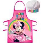 Euroswan zástěra s kuchařskou čepicí Minnie Mouse Disney motiv s duhou – Hledejceny.cz
