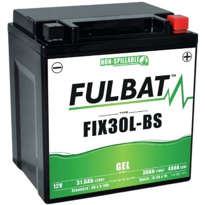 Fulbat FIX30L-BS, YTX30L-BS – Zboží Mobilmania