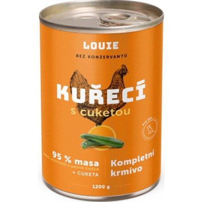 Louie pro psy kuřecí s cuketou 1,2 kg