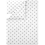 Livarno povlečení Renforcé černá bílá 140x200 70x90 – Zboží Dáma