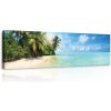 Obraz Postershop Obraz na plátně: Prosluněná tropická pláž - 145x45 cm