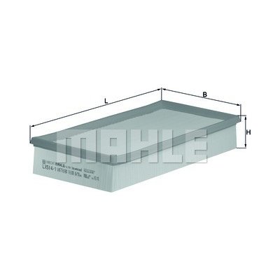 Vzduchový filtr MAHLE LX 514/1 (LX514/1) – Hledejceny.cz