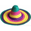 mexické sombrero barevné 50 cm