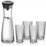 WMF Karafa na vodu BASIC 1 l, sada 5 ks, se sklenicemi, sklo, – Sleviste.cz