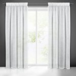 EUROFIRANY ZÁCLONA NA PÁSCE KELLY 140X270 CM BÍLÁ – Hledejceny.cz