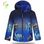 KUGO Chlapecká zimní bunda FB0360 tmavě modrá / modrá : Modrá – Zboží Dáma