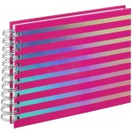 Hama album klasické spirálové FLASHY 24x17 cm, 50 stran, růžová, bílé listy – Sleviste.cz