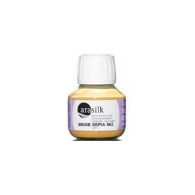 Darwi Barva na hedvábí Arasilk 50 ml 862 Sepia Beige – Zboží Dáma