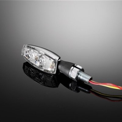Highway Hawk Kryty blinkrů pro motocykly HONDA, VT+VF modely s obdelníkovými blinkry (4ks) - Chrom | Zboží Auto