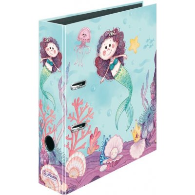 Herlitz Pořadač pákový A4 8 cm lamino Mořská panna – Zboží Živě