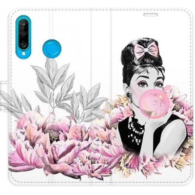 Pouzdro iSaprio flip Girl with bubble Huawei P30 Lite – Zboží Mobilmania