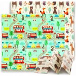 HUMBI PĚNOVÁ PODLOŽKA SKLÁDACÍ PRO DĚTI VZDĚLÁVACÍ OBOUSTRANNÁ TAŠKA – Zbozi.Blesk.cz