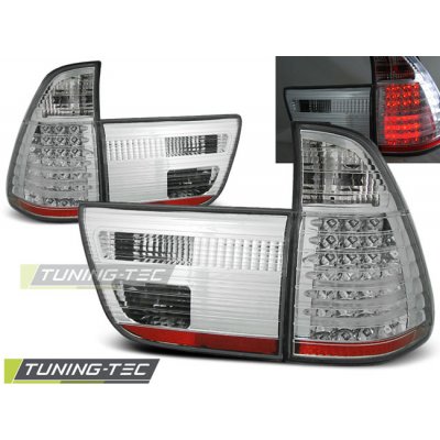 Zadní světla BMW X5 E53 99-06 - krystal/chrom LED – Hledejceny.cz