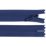 Prima-obchod Spirálový zip skrytý YKK No 3 délka 50 cm dederon, barva 388 modrá delta – Hledejceny.cz