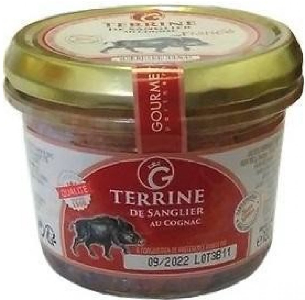 Gourmet Terrine de Sanglier au Cognac Kančí terina s koňakem 180 g Zboží Mobilmania