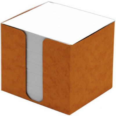 Noname Papírová kostka nelepená 8,5 x 8,5 x 8 cm v krabičce, oranžová – Hledejceny.cz