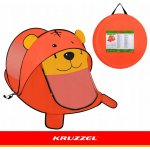 Kruzzel 27666 Dětský plážový stan 180 x 95 x 82 cm, medvídek – Sleviste.cz