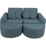 Play Sofa Rozkládací dětská pohovka Aesthetic Turquoise Plus – Sleviste.cz