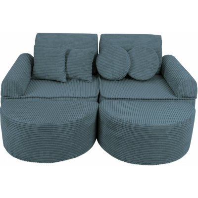 Play Sofa Rozkládací dětská pohovka Aesthetic Turquoise Plus – Sleviste.cz