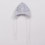 New Baby bavlněná čepička Žirafa šedá – Zboží Mobilmania