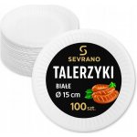 Wimex Na jedno použití talíře 71415 papírové bílé – Zboží Dáma