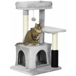 PawHut Cat Tree Strom pro kočky s masážním koutem 48 x 48 x 85 cm – Hledejceny.cz