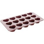 BANQUET Formičky na čokoládu silikonové CULINARIA Brown 20,5 x 10,5 cm, srdíčka – Hledejceny.cz