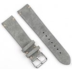 BStrap Suede Leather řemínek na Huawei Watch GT 42mm, gray SSG021C0102 – Hledejceny.cz