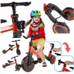 KIK Trike Fix Mini běžecká 3v1 s pedály červená – Zboží Dáma