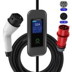 IMMAX NSE003 22kW 3fázová max. 32A výstup IEC 62196 Typ 2 adaptér CEE na Schuko 1 fáze 5m | Zboží Auto