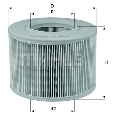 Vzduchový filtr MAHLE LX 330 – Hledejceny.cz