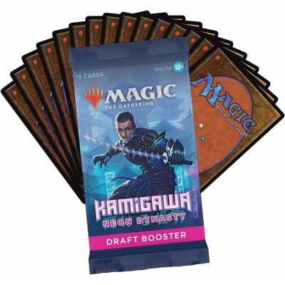 Wizards of the Coast Magic The Gathering: Kamigawa Neon Dynasty Draft Booster – Zboží Mobilmania