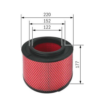 Vzduchový filtr BOSCH F 026 400 344 – Hledejceny.cz