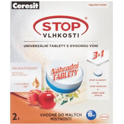 Ceresit Stop Vlhkosti Micro 3v1 energické ovoce náhradní tablety 2 x 300 g – Zbozi.Blesk.cz