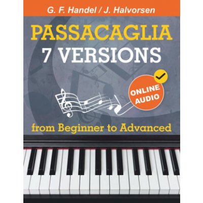 7 Versions Passacaglia Handel / Halvorsen Open White Book – Sleviste.cz