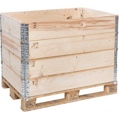 Dřevěná paletová ohrádka 1200x800x200mm – Zboží Dáma