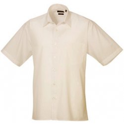 Premier Workwear pánská košile s krátkým rukávem PR202 natural