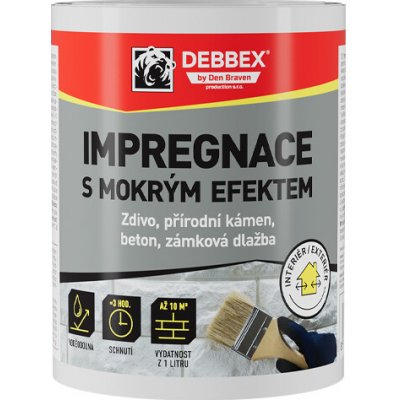 DEBBEX by Den Braven Impregnace s mokrým efektem Varianta: 2,5 l kbelík transparentní – Zboží Mobilmania