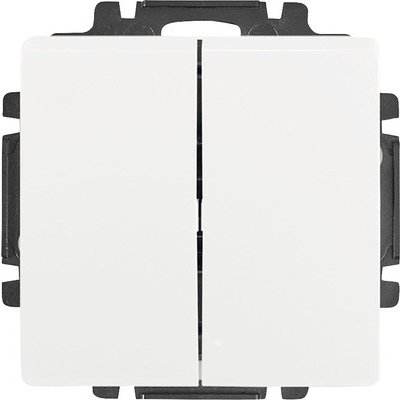 ABB Swing L ř.6+6 dvojitý střídavý bílý 3557G-A52340 B1 – Hledejceny.cz