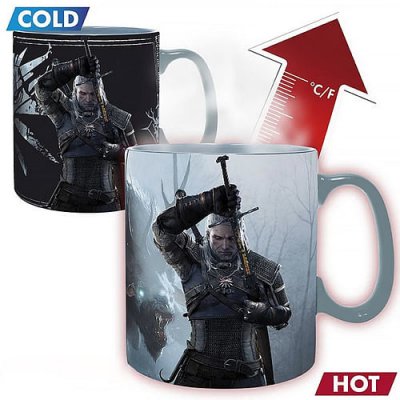 ABYstyle Hrnek Zaklínač Geralt a Ciri měnící se 460 ml – Zbozi.Blesk.cz