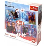 Trefl 4v1 Frozen II 34323 35,48,54,70 dílků – Hledejceny.cz