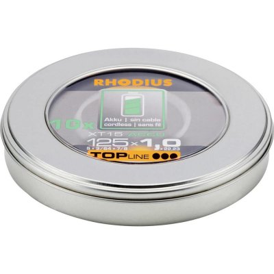 Rhodius XT15 ACCU BOX 210247 řezný kotouč rovný 115 mm 10 ks nerezová ocel, ocel – Zboží Dáma