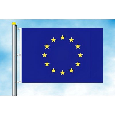 LIBEA, s.r.o. Vlajka EU 100×150 cm Uchycení: Karabiny na stožár – Hledejceny.cz