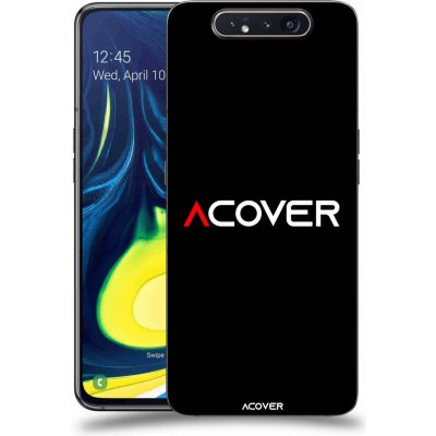 Pouzdro ACOVER Samsung Galaxy A80 A805F s motivem ACOVER black – Zboží Mobilmania