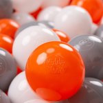 Divio Barevné plastové míčky vzor 052 50 ks – Zboží Mobilmania